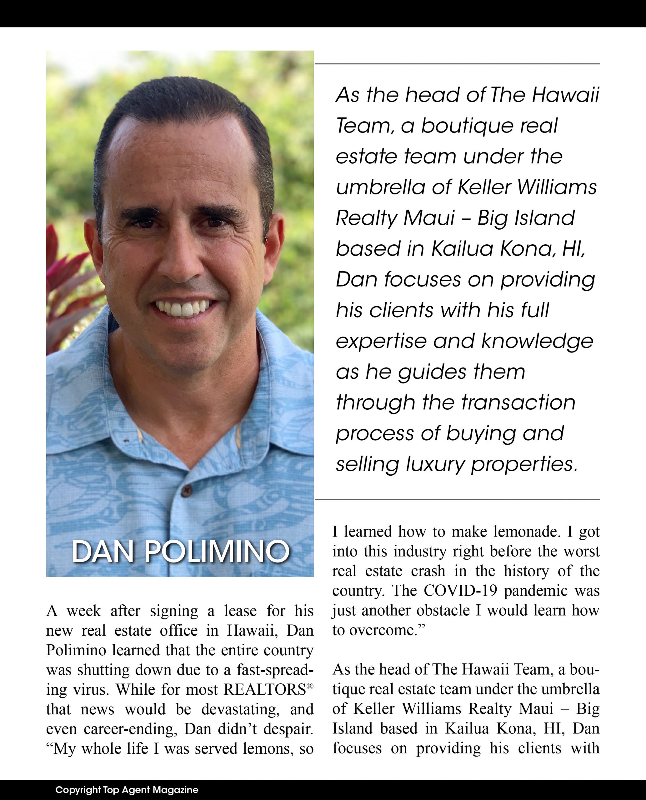 Top Agent Dan Polimino Page 2