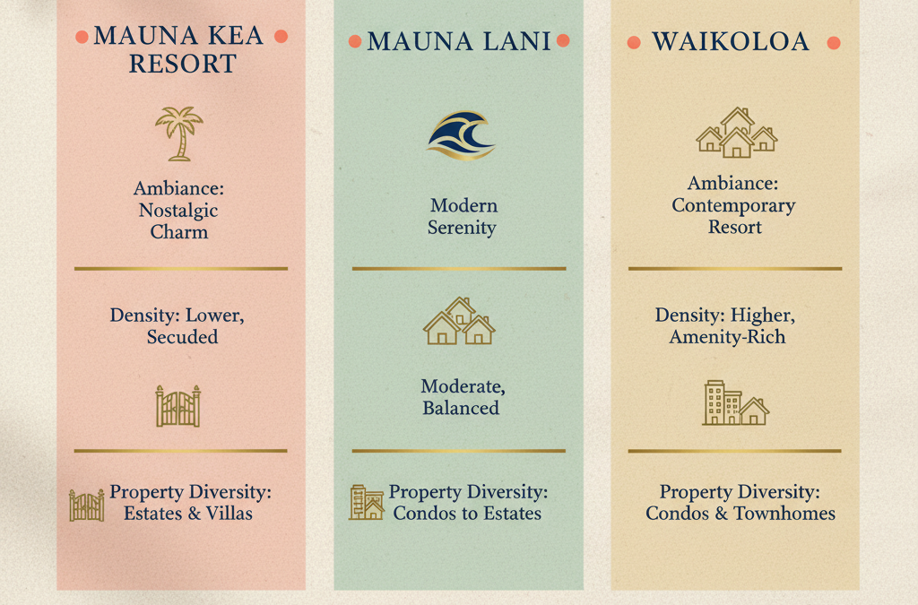 What’s the difference: Mauna Kea Resort vs. Mauna Lani & Waikoloa for my Hawaii second home?