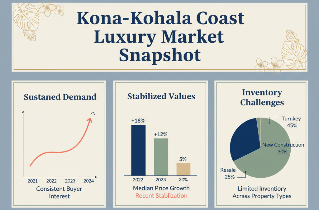 What’s Happening in the Kona-Kohala Coast Luxury Market for Buyers and Sellers?
