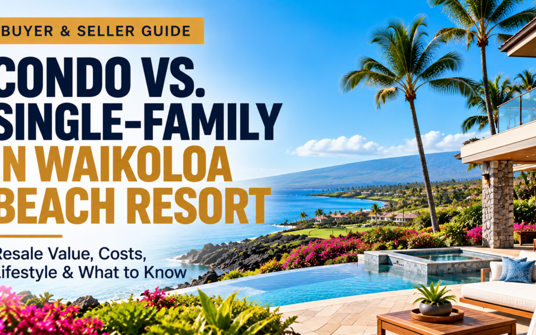 Should I Buy a Single-Family Home or a Condo in Waikoloa Beach Resort?