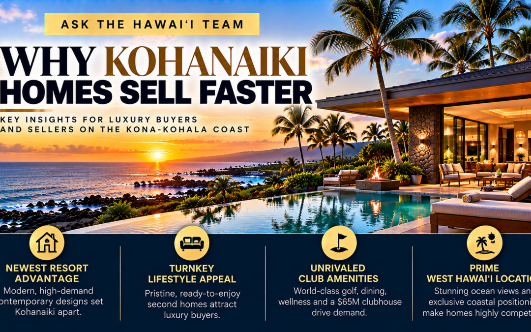Why Do Kohanaiki Homes Sell So Fast on the Kona-Kohala Coast?