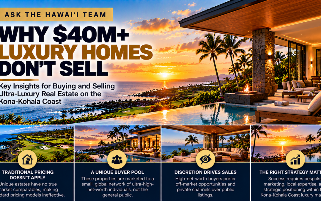 Why Did My Luxury Home on the Kohala Coast Expire on the Market and How Do I Sell It?