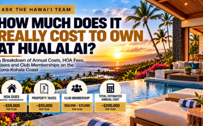 What Are the True Annual Carrying Costs of Owning a Luxury Second Home at Hualalai Resort?