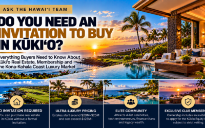 Do You Need an Invitation to Buy a Multi-Million Dollar Estate in Kūkiʻo on the Kona-Kohala Coast?