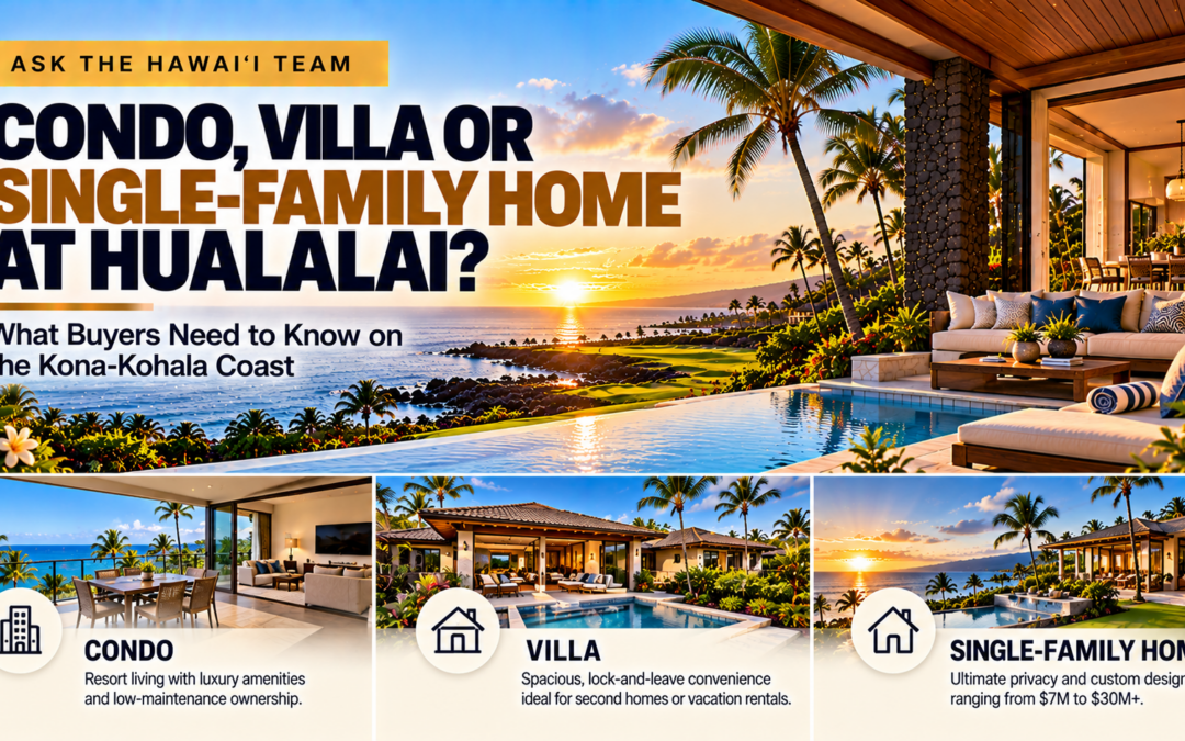 Should I Buy a Condo, Villa, or Single-Family Home at Hualalai Resort Now?